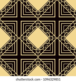 abstract geometrical seamless ornamental pattern vector illustration