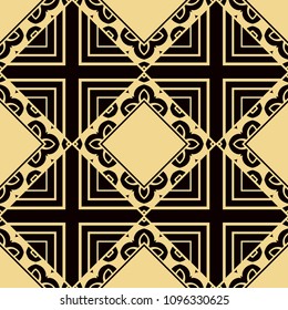 abstract geometrical seamless ornamental pattern vector illustration