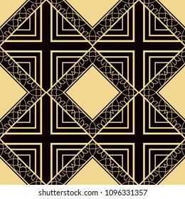 abstract geometrical seamless ornamental pattern vector illustration