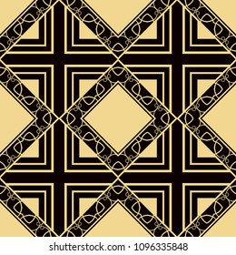 abstract geometrical seamless ornamental pattern vector illustration