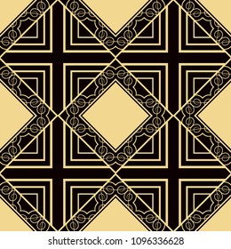 abstract geometrical seamless ornamental pattern vector illustration