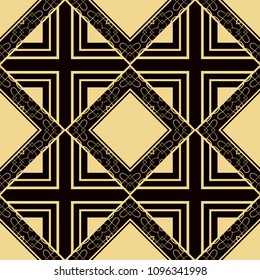 abstract geometrical seamless ornamental pattern vector illustration