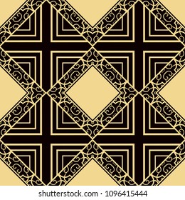 abstract geometrical seamless ornamental pattern vector illustration