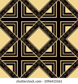 abstract geometrical seamless ornamental pattern vector illustration