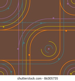 Abstract geometrical seamless pattern