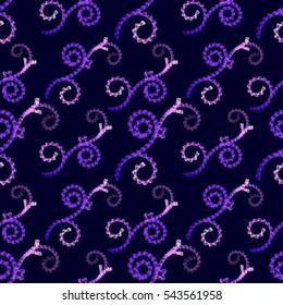 Abstract geometrical seamless pattern with Chinese motifs.