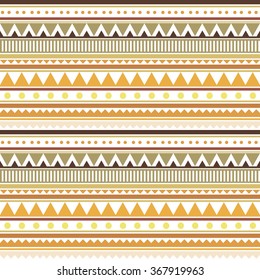 Abstract geometrical seamless pattern. Linear tribal background. Vector illustration.
