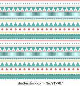 Abstract geometrical seamless pattern. Linear tribal background. Vector illustration.