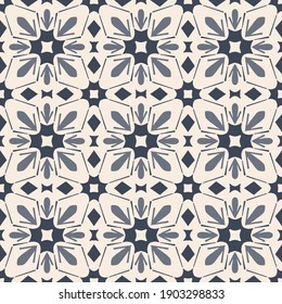 Abstract geometrical seamless pattern. Abstract scandinavian tiles