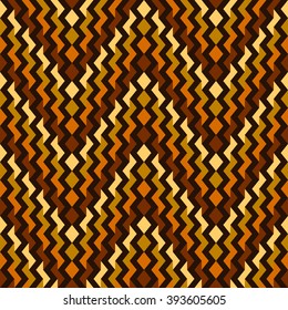 Abstract geometrical seamless pattern. Vector wallpaper with ethnic motives.