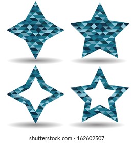 Abstract geometrical shapes
