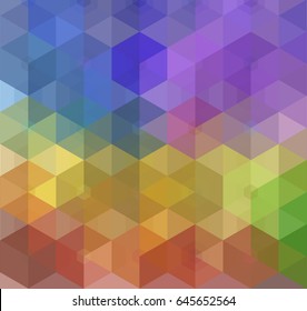 Abstract geometrical shapes background