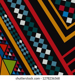 Abstract Geometrical shapes graphic trendy design,