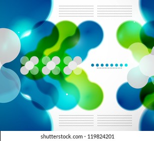 Abstract geometrical shapes. Vector background with copy space