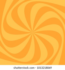 Abstract geometrical spiral ray background - vector graphic
