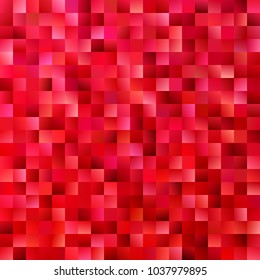 Abstract geometrical square background - gradient mosaic vector illustration from squares in red tones