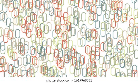 Abstract geometrical square background. Vector illustration from rounded squares with shadow effect