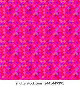 Abstract geometrical square pattern background - deep pink vector illustration