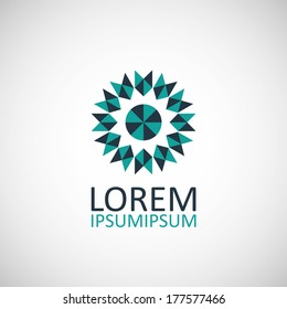 abstract geometrical symbol