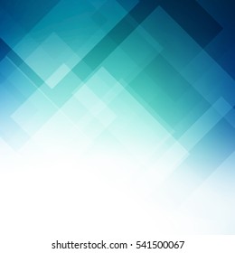 Abstract geometrical teal background  10 EPS