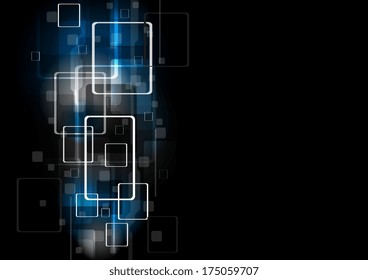 Abstract geometrical tech backdrop. Vector template eps 10