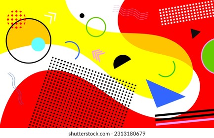 fondo de plantilla geométrica abstracta, cubierta, diseño de afiches