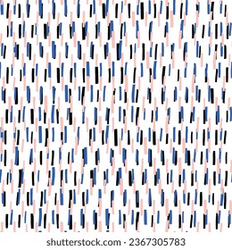 Abstrakte geometrische Textur mit handgezeichneten mehrfarbigen Linien. Vektornahtlose kreative Textur. Dekorativer Hintergrund