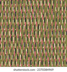 Abstrakte geometrische Textur mit handgezeichneten mehrfarbigen Linien. Vektornahtlose kreative Textur. Dekorativer Hintergrund