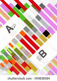 Resumen de textura geométrica con opciones infográficas. Fondo de plantilla de vector para diseño de flujo de trabajo de impresión, diagrama, opciones de número o banner de diseño web