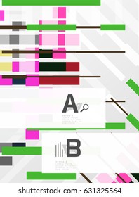 Resumen de textura geométrica con opciones infográficas. Fondo de plantilla de vector para diseño de flujo de trabajo de impresión, diagrama, opciones de número o banner de diseño web