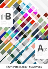 Abstract geometrical texture with infographic options. Vector template background for print workflow layout, diagram, number options or web design banner