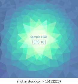 Abstract geometrical triangles background