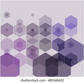 Abstract geometrical triangles background dark blue and purple