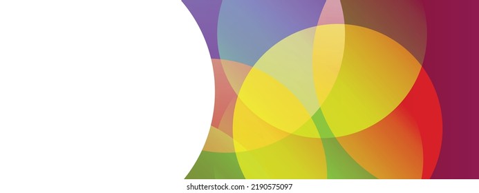 Abstract geometrical vector illustration, futuristic circular shape, overlapping circle elements, poster wallpaper design, business banner backdrop, minimal  digital art, gradient paper cuts