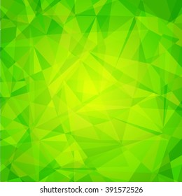 abstract geometrics art in green
