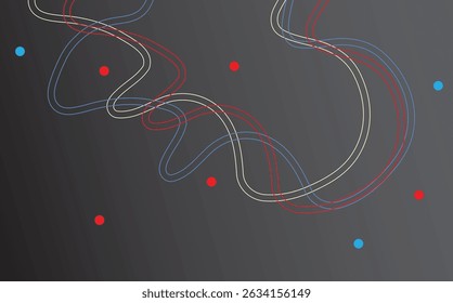 Abstract geometrics pattern on black background. Elegant dark gray color with textured modern design uses for book page, paintings, printing, mobile backgrounds, book, covers, screen savers, web page