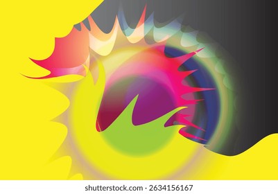 Abstract geometrics pattern on black background. Elegant dark gray color with textured modern design uses for book page, paintings, printing, mobile backgrounds, book, covers, screen savers, web page