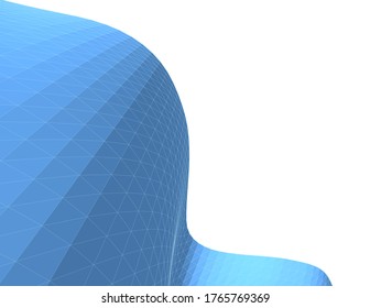 abstract geometry architecture 3d illustration