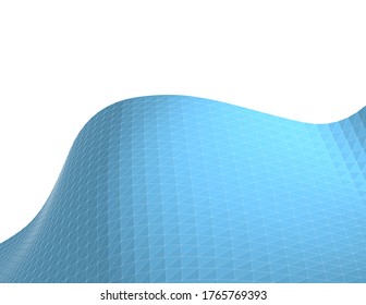 abstract geometry architecture 3d illustration