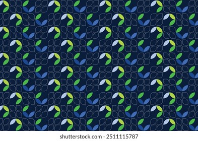 Geometría abstracta con combinación de arte