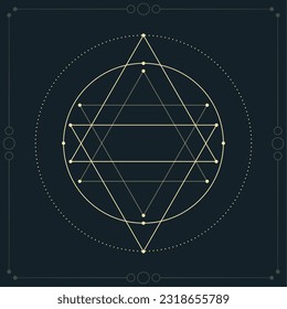 abstract geometry background discover the structure of the universe vector
