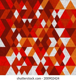 Abstract geometry background with grunge texture.