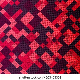 Abstract geometry background with grunge texture.