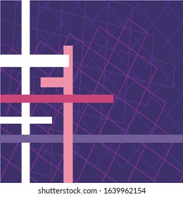 Abstract geometry Background with Lines