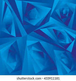 Abstract geometry background. Low poly design. Gradient triangle
