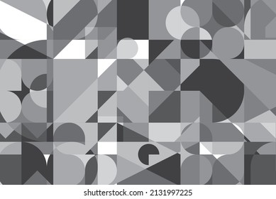 abstract geometry background in  monotone color can be use for decoration wallpaper website template technology houseware product advertisement vector eps.