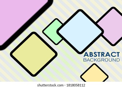 Abstract and Geometry Background Template, Wallpaper Template, And Title Page for All Design Use. Colorful Background