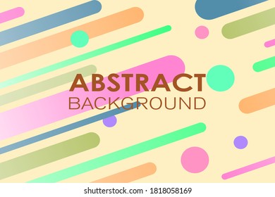 Abstract and Geometry Background Template, Wallpaper Template, And Title Page for All Design Use. Colorful Background