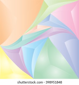 Abstract Geometry Background. Triangular Modern Effect.