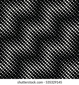 Abstract geometry black and white deco art halftone chevron pattern